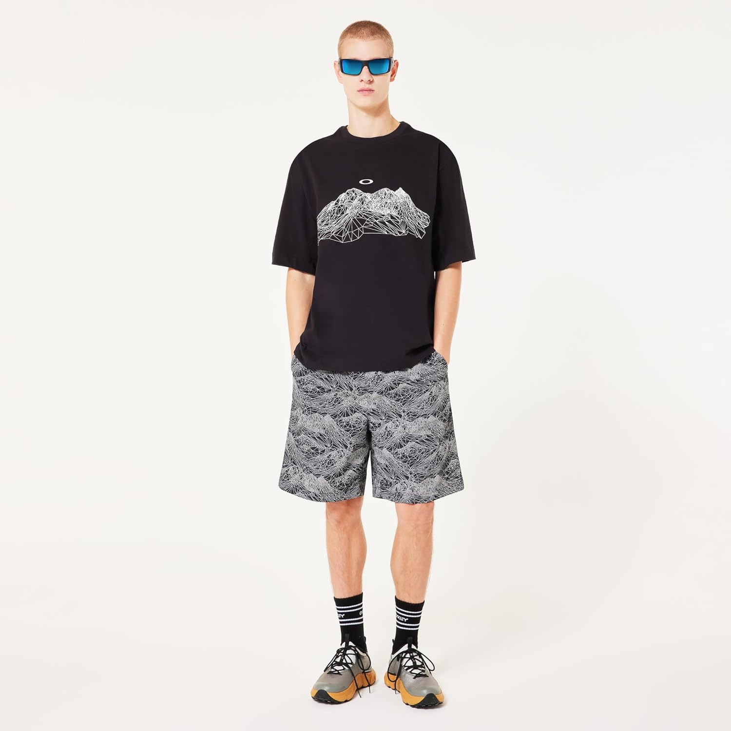 Oakley Mens Wired Mountainscape Tee - Image 6