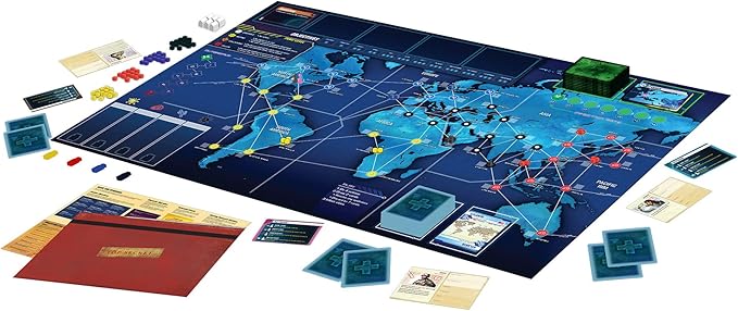 Asmodee Pandemic Legacy Season 1 Board Game (Red) - Epic Year-Long Battle