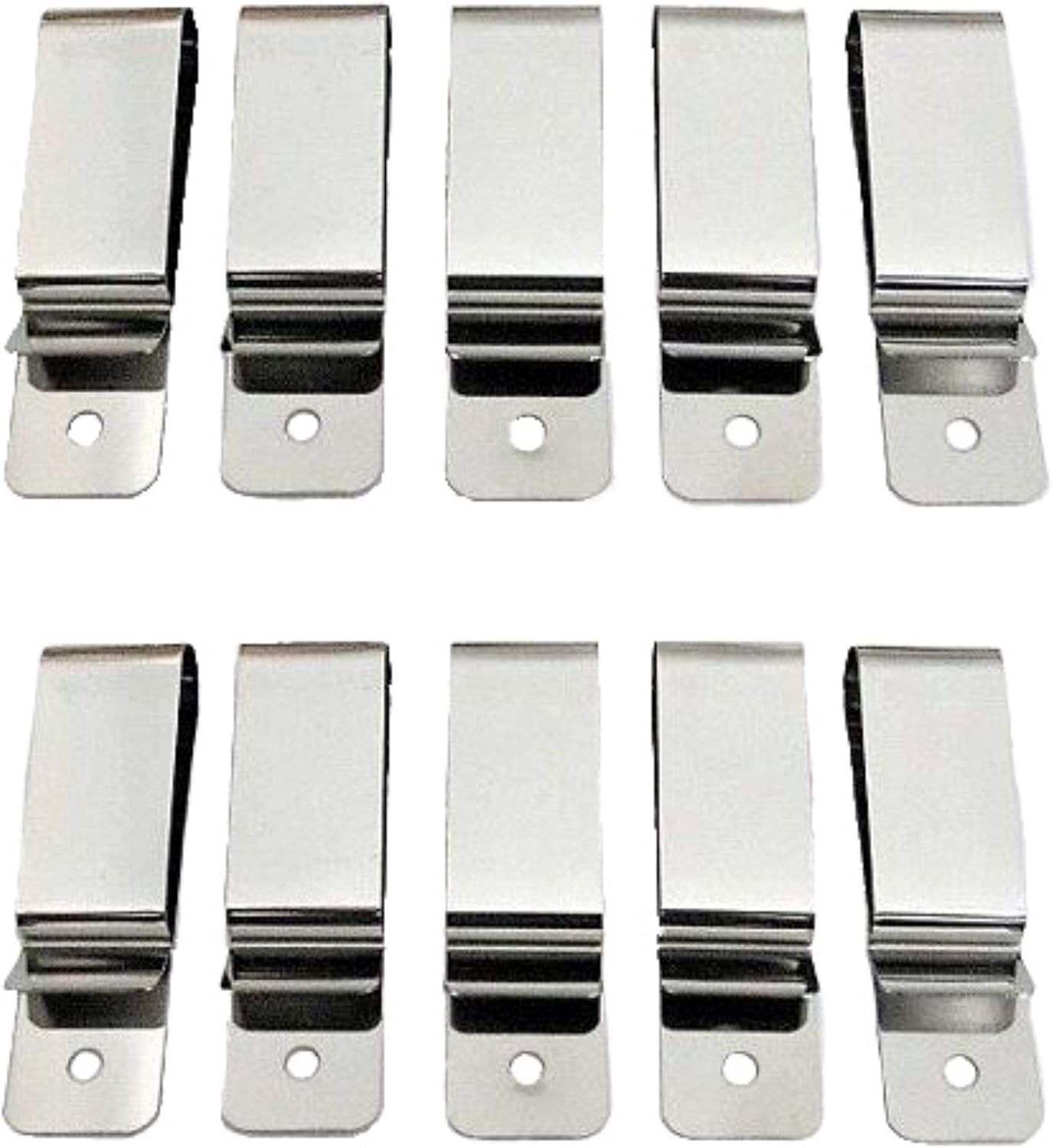 EZ-Xtend Heavy Duty Knife Sheath Clip and DIY Gun Holster Belt Clip - Gun Accessories - Replacement Belt Clip - No Rust Stainless Steel Metal - Sheath Clip, Pocket and Spring Clips