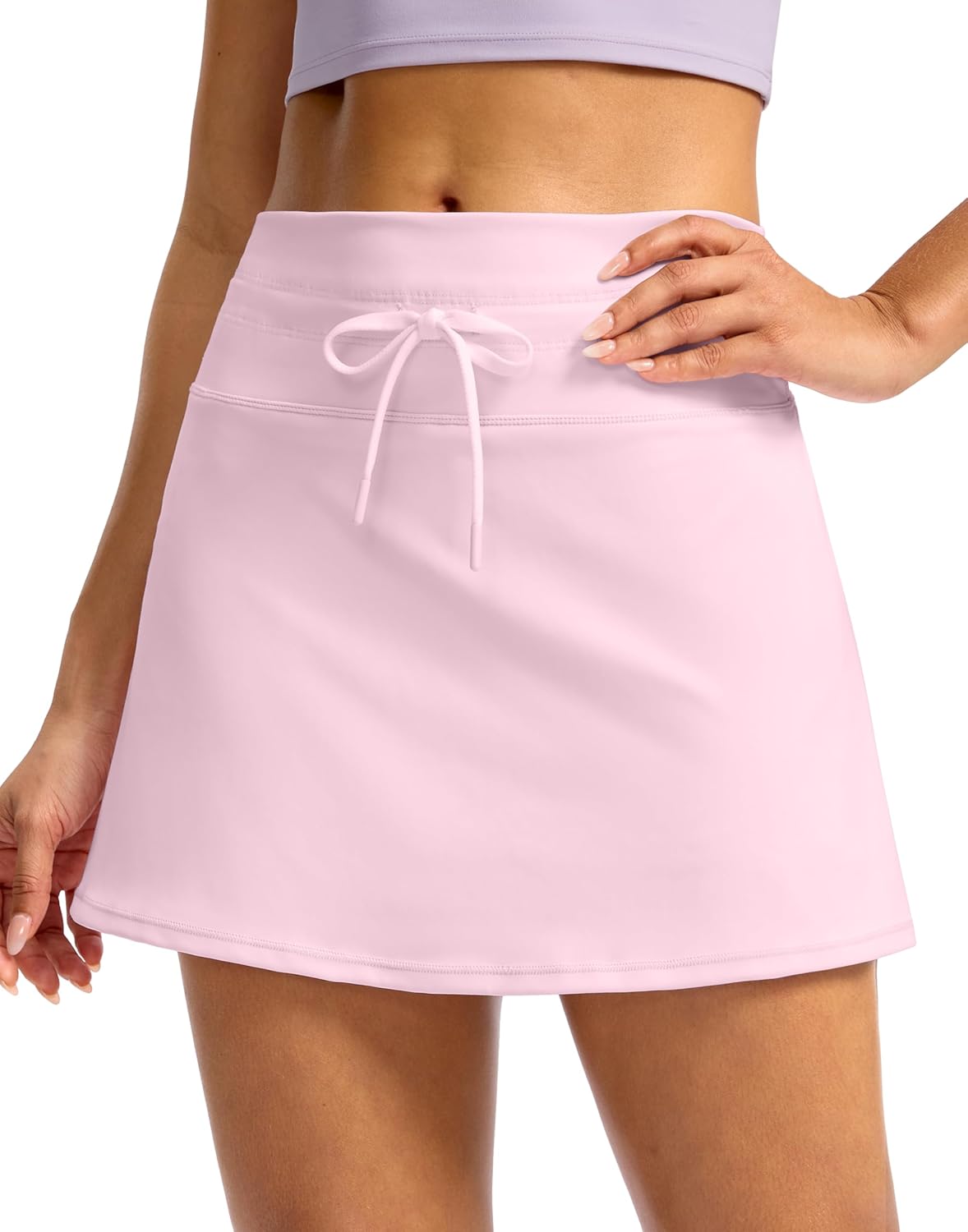 Soothfeel Tennis Skirts for Women High Waisted Golf Skirt Pickleball Running Casual Athletic Skorts for Woman with Pockets