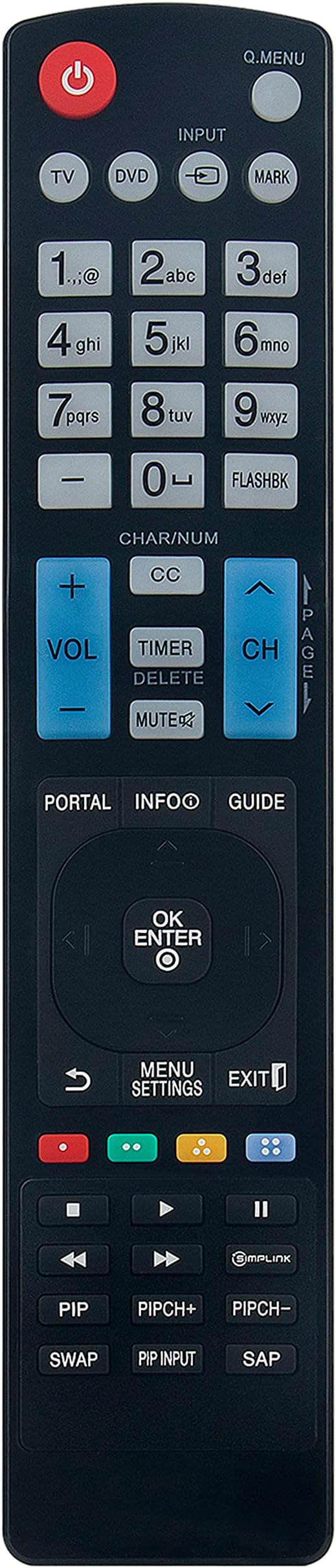 Amazon.com: MR23GA AKB76043112 Replace Remote Control Compatible with ...