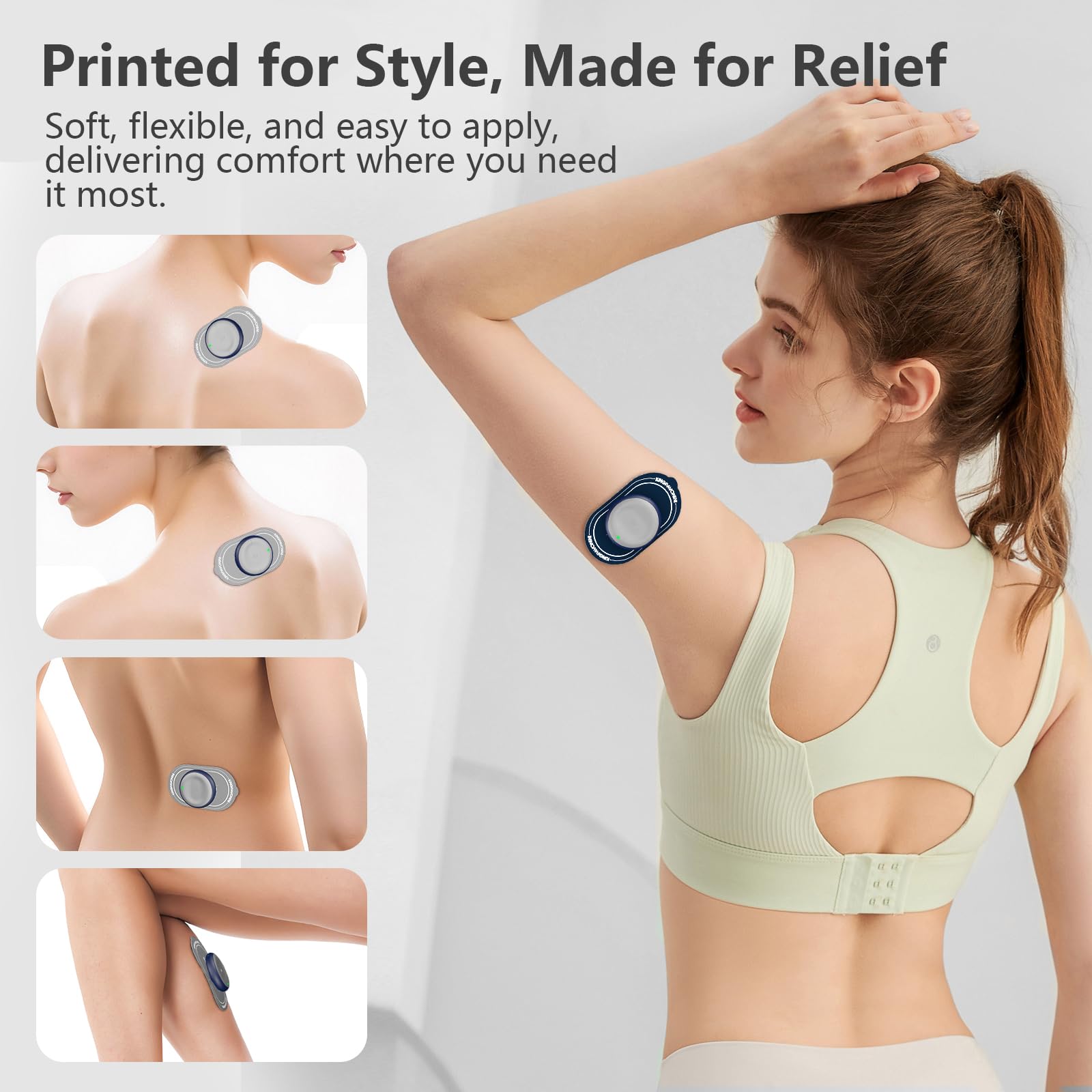 KingPavonini Wireless TENS Unit Replacement Pads, 10PCS — Amazon image 5