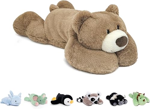 Miniatura 91 de Niuniu Daddy - Peluche con peso de perezoso para la ansiedad, almohada grande de 20 pulgadas para niños y adultos, juguete tierno como regalo