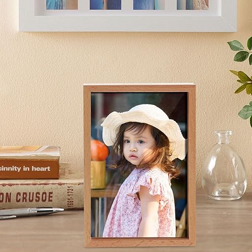 Miniatura 8 de Alcancía decorativa de madera, marcos de fotos, caja de ahorro de dinero para adultos, caja de dinero, contenedor de cambio de monedas, versátil