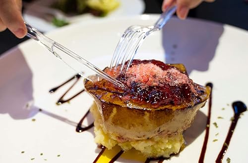 Miniatura 9 de POSATE Cuchillos transparentes, cristal resistente (100 cuchillos)