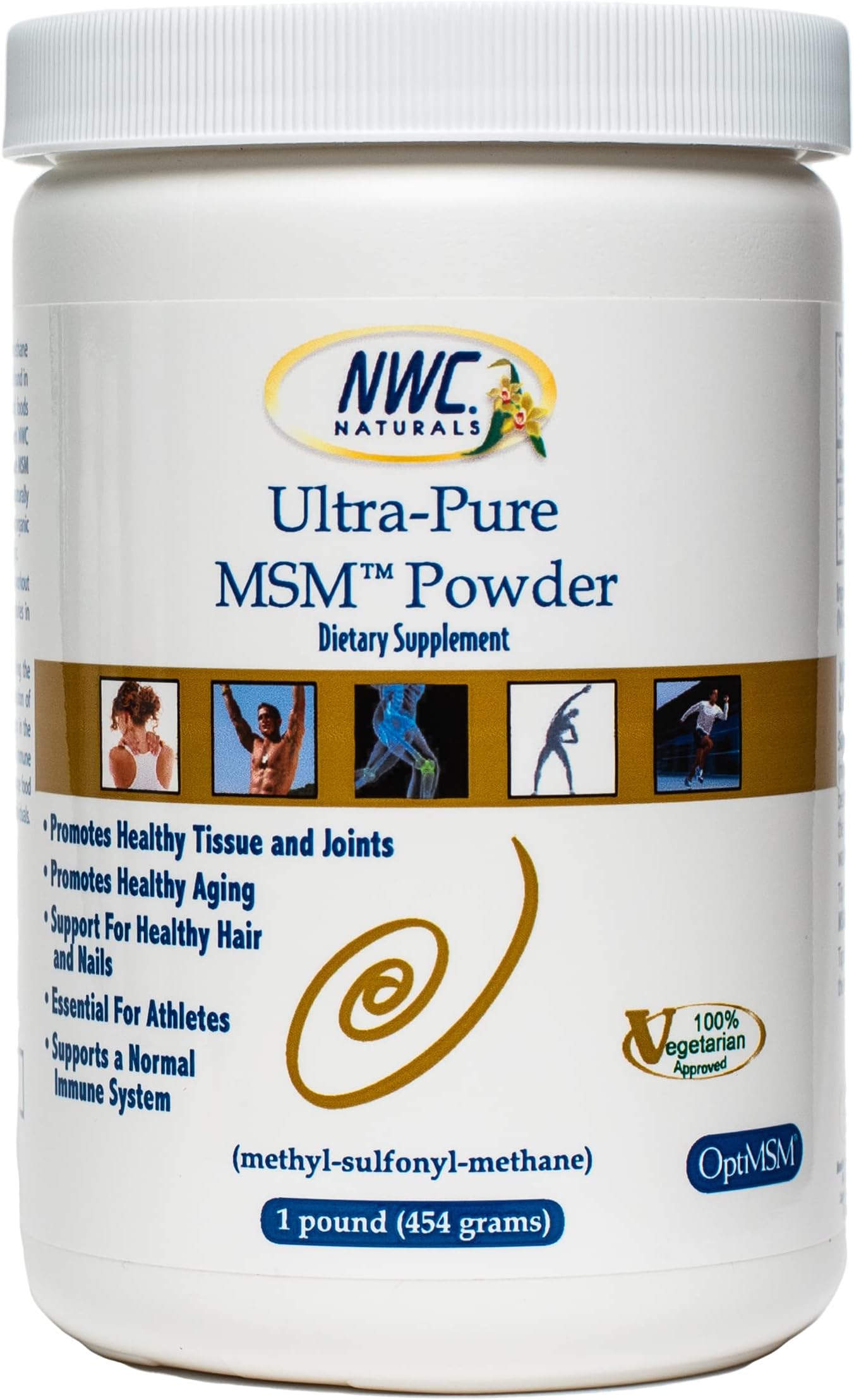 Ultra-Pure™ MSM Powder, 1-Pound Plastic Jar