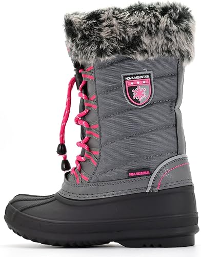 Miniatura 3 de Nova Mountain - Botas de nieve para niños pequeños, para invierno