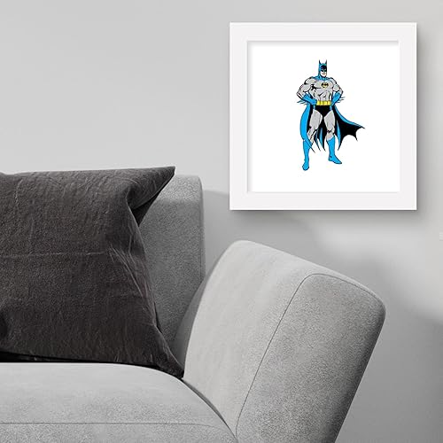 Miniatura 3 de Trends International Gallery Pops DC Comics Batman - Póster de pared de Batman New Look para pared, 12 x 12 pulgadas, versión enmarcada en blanco