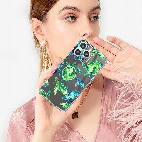 Vista 374 de Roemary Funda púrpura para iPhone 14 Pro Max con diseño de caballo azul, patrón de acuarela con protector de pantalla