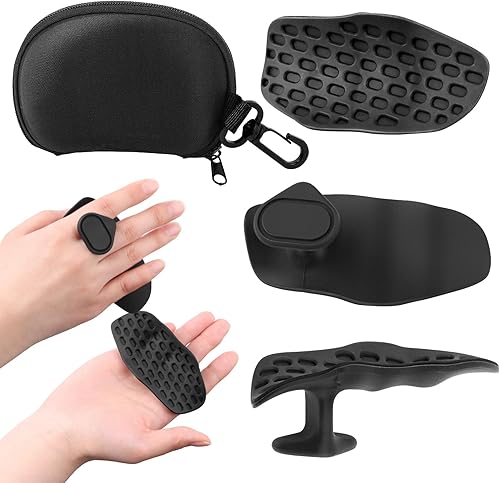 Empuñaduras de entrenamiento antideslizantes agarres ergonómicos de goma para gimnasio, protección de manos, agarre de levantamiento de pesas, para