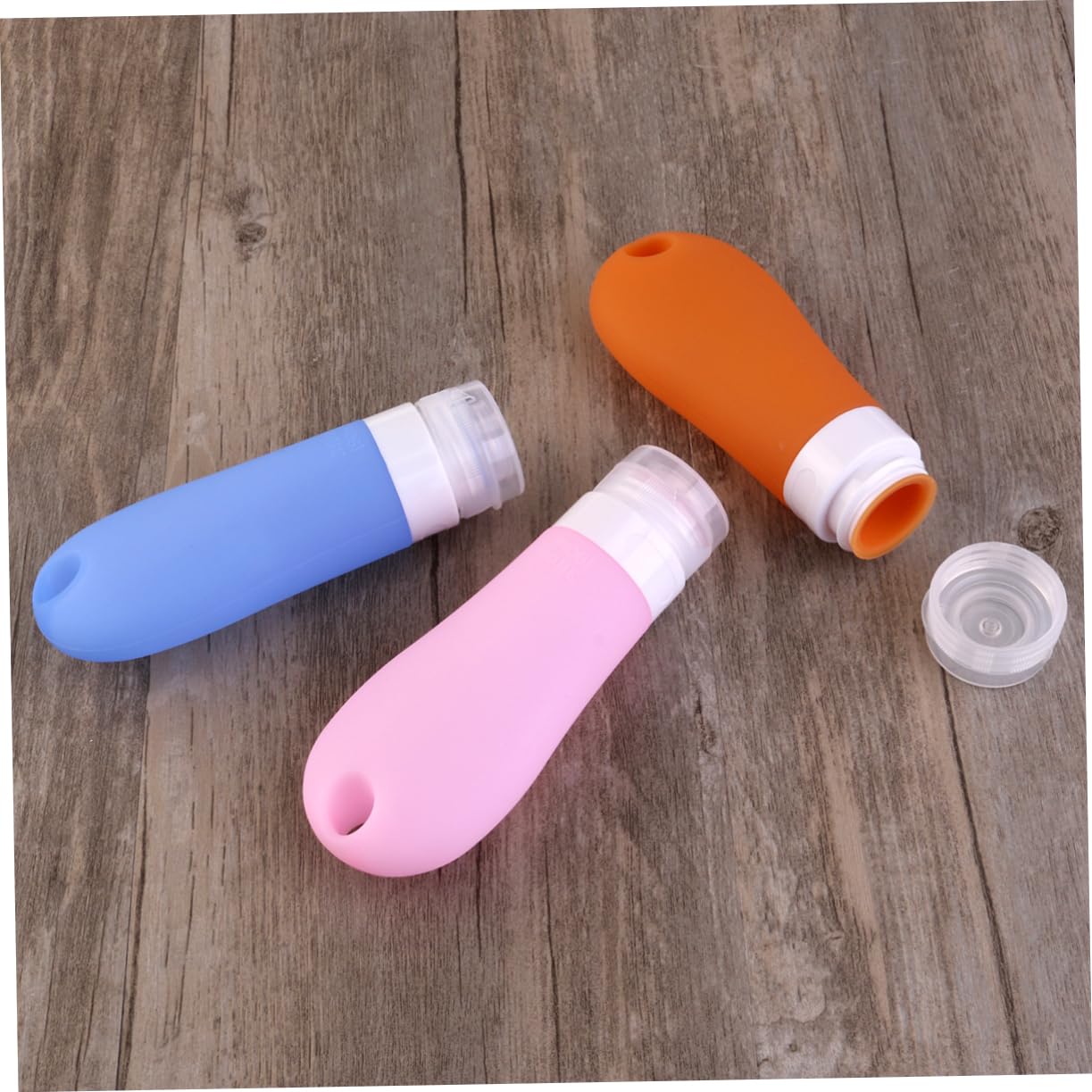 POPETPOP 6piezas Botellas Rellenables Para Viaje Contenedores Prueba De Fugas Para Champú Loción y Cosméticos Accesorios De Viaje Prácticos y Ecológicos