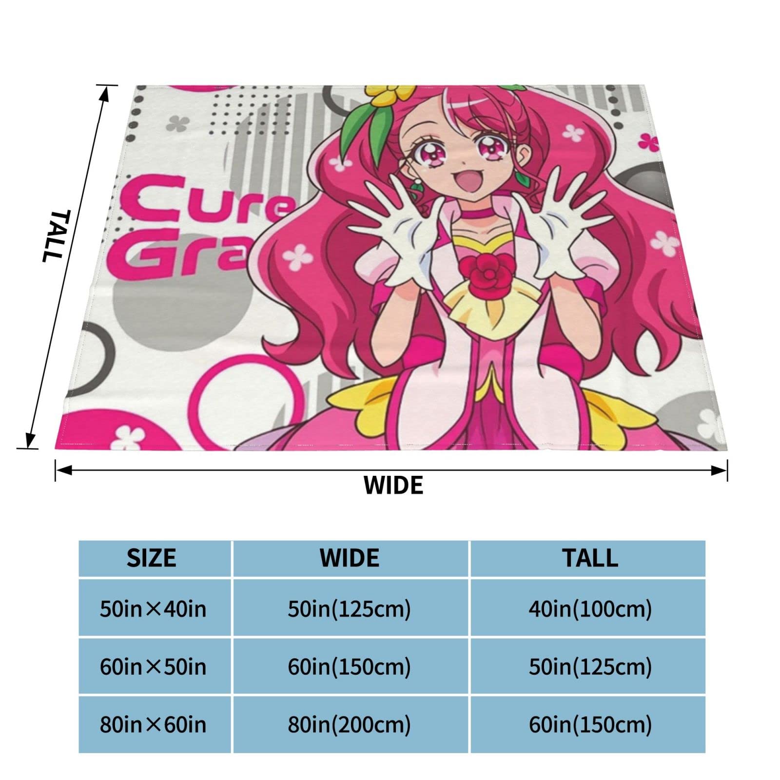 Amazon｜魔法つかいプリキュア ブランケット blanket フランネル