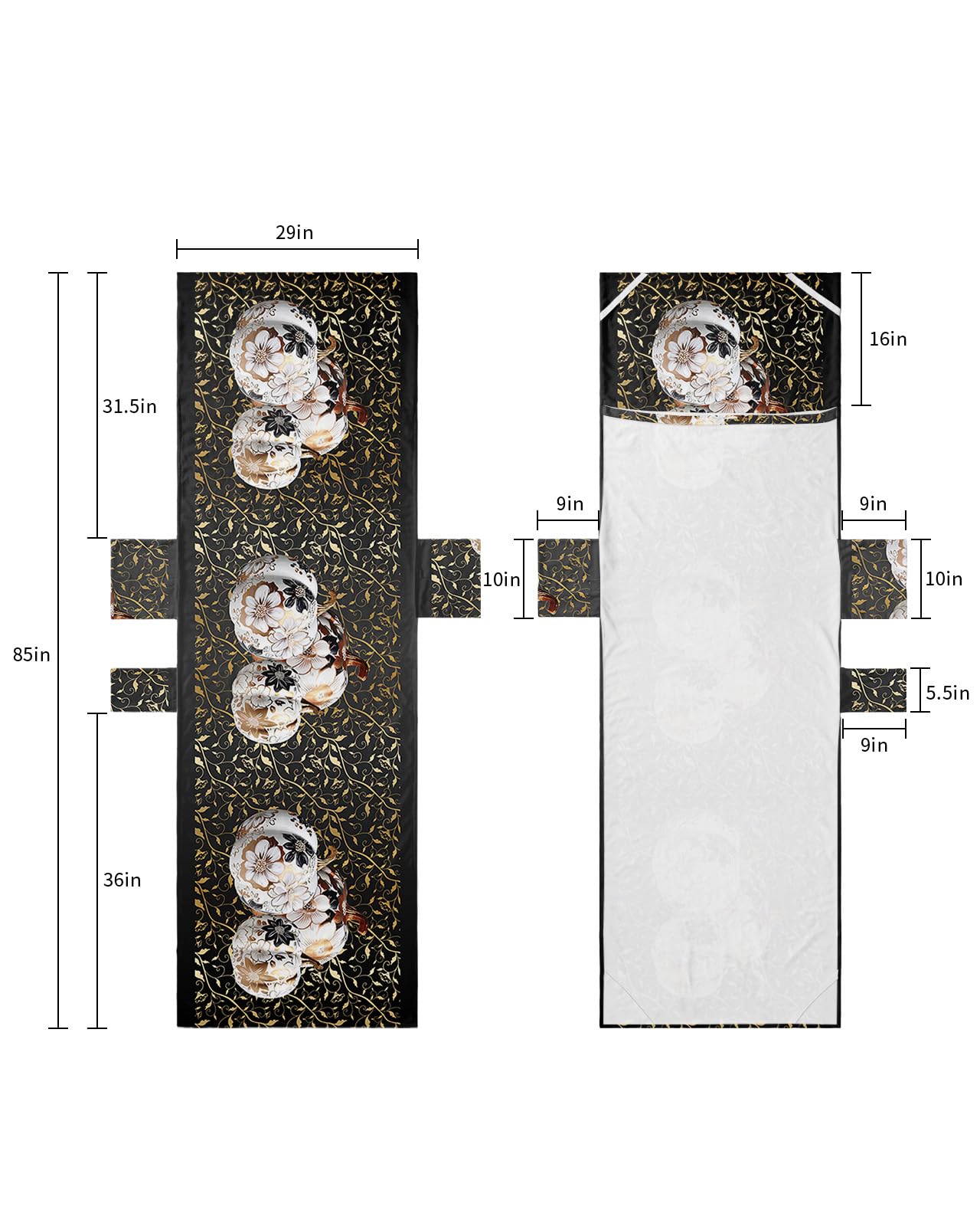 Thanksgiving Autumn, Beach Lounge Chair Towel Cover, Soft Chaise Lounge Towel with Side Pockets Patio Pool Chairs Cover for Beach/Pool Sunbathing 29x85 Fall Pumpkins European Luxury Flower Leaves