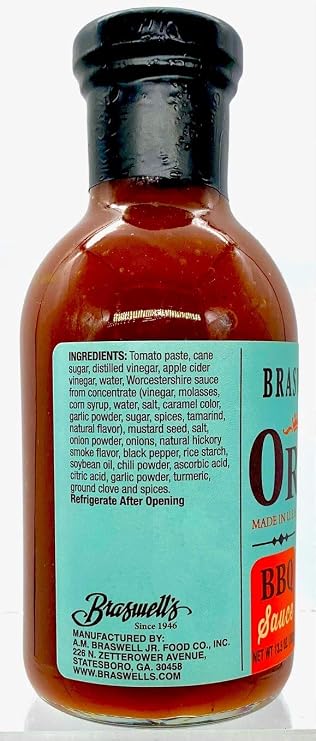Braswell' Original Bar-B-Que Sauce (Pack Of 6)