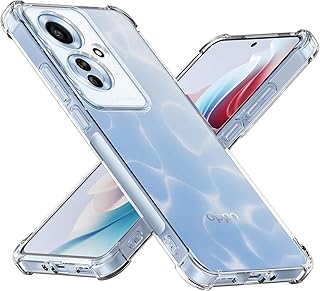 رينو 11F 5G جراب شفاف من البولي يوريثين الحراري الناعم ممتص للصدمات السيليكون المقوى بزاوية حماية كاملة لكاميرا اوبو 11f 5G