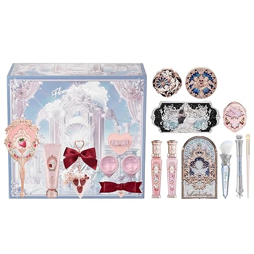 Flower Knows Cult-Favorites Confetti Holiday Makeup Box Set,18-Piece Must-Haves ALL-In-One Beauty Kit,Perfect Christmas,New Year,Thanks Giving Make Up Gift for Women & Girls - 11 Cult-Favorites Confetti Set