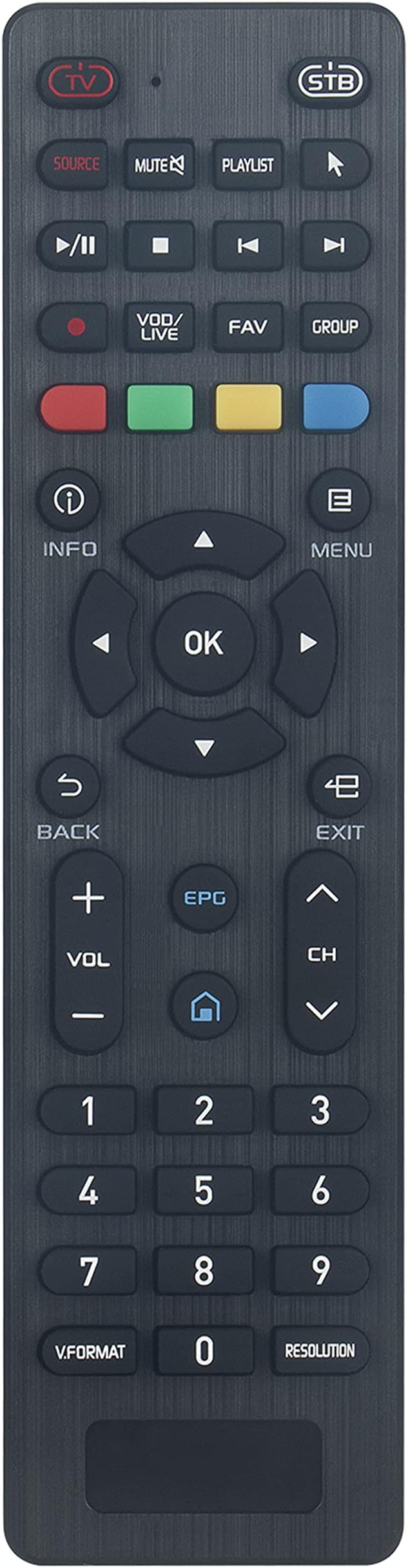 VINABTY Replace Remote Control fit for Dreamlink Entertainment System T1, T1 Plus, T2, Dlite,Dlite+ and Also Works for Formuler Z7 Plus z7+ Z+neo Z Plus Neo