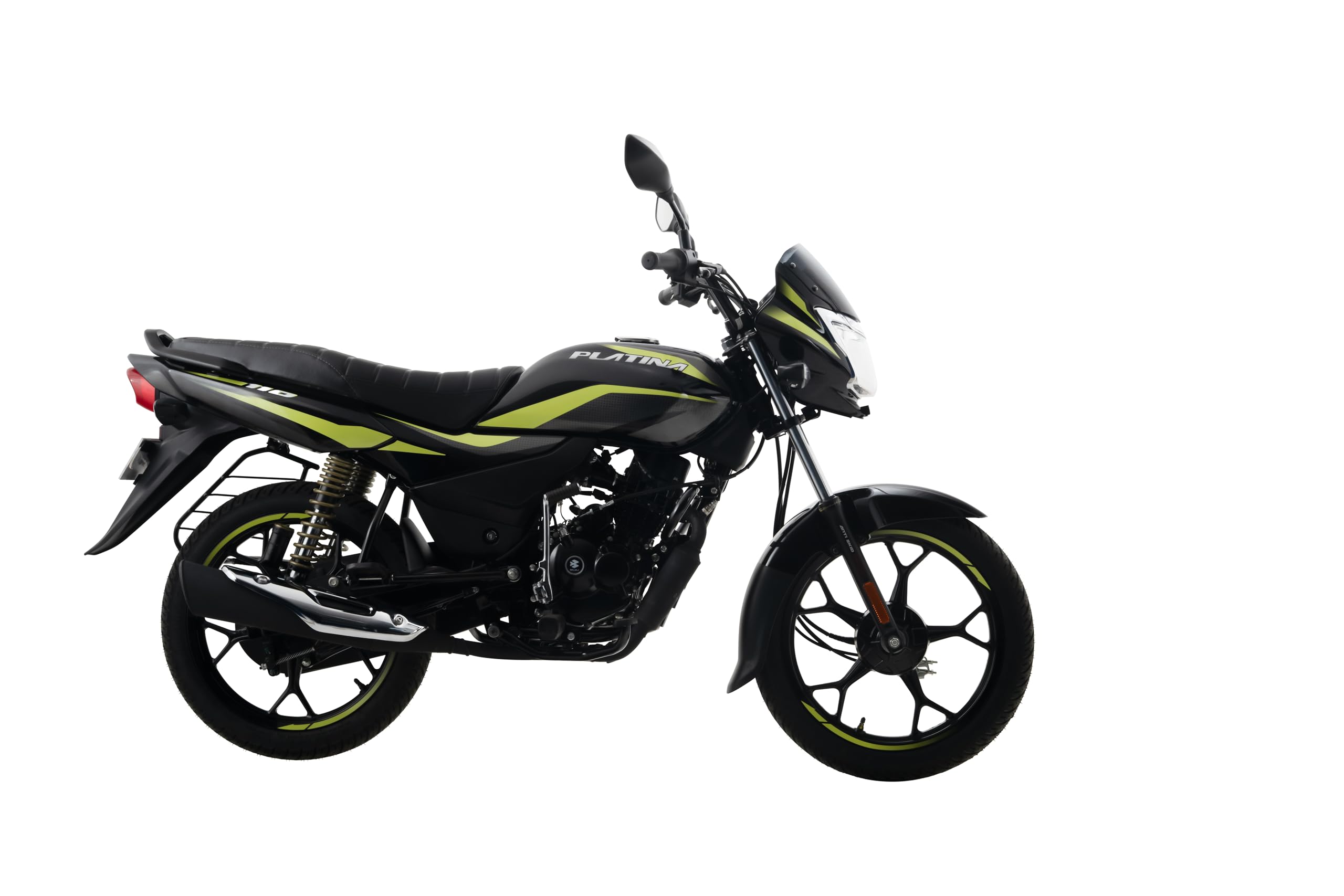 Bajaj Platina 110 Es Drum Motorcycle/Motorbike - Black & Gold - Ex-Showroom-image-36