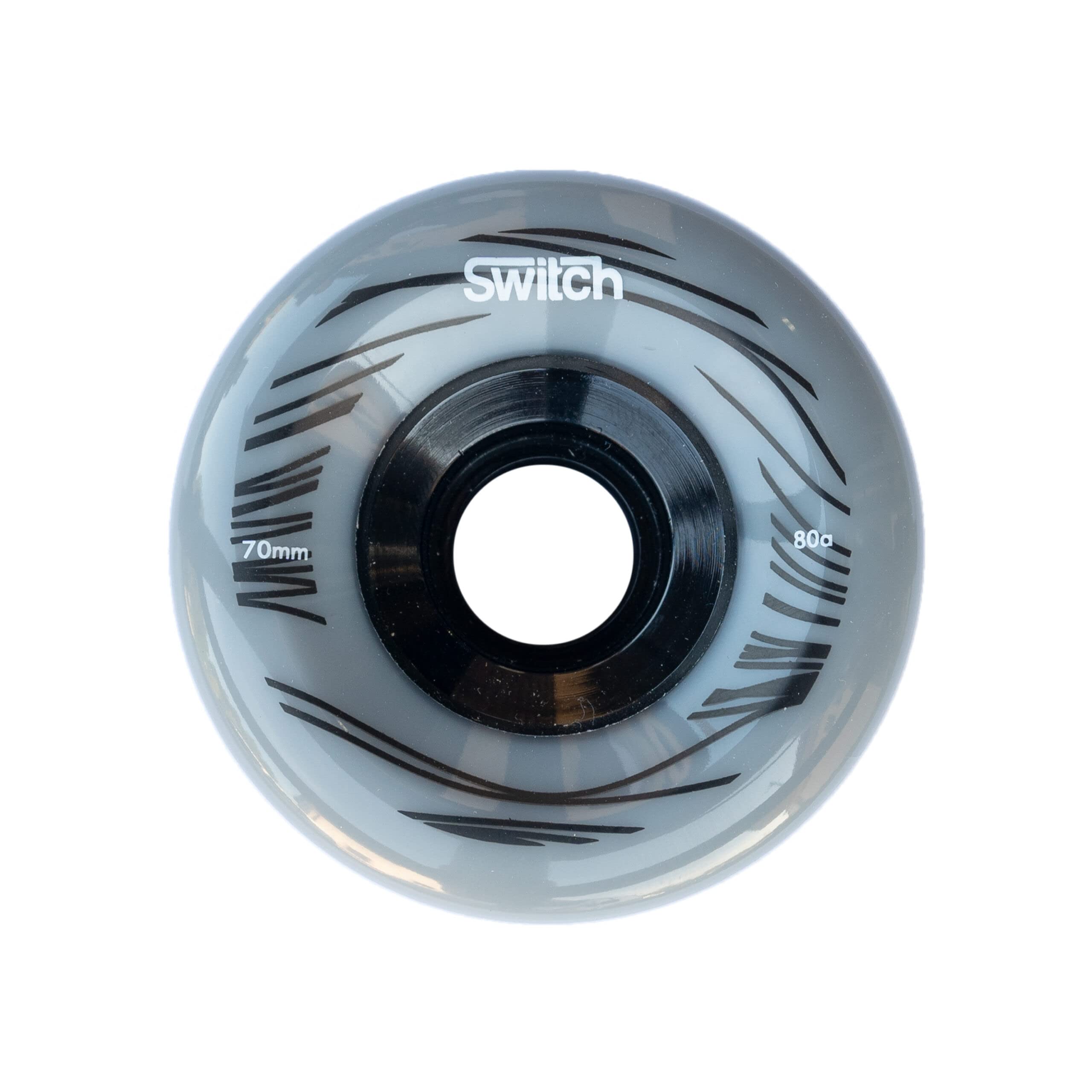 Roues pour longboard Downhill Freeride 70 mm 80A Switch Gris