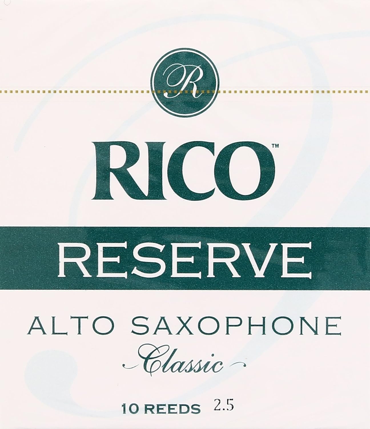Rico Reserve Classic Alto Sax, Strength 2.5, 10-pack