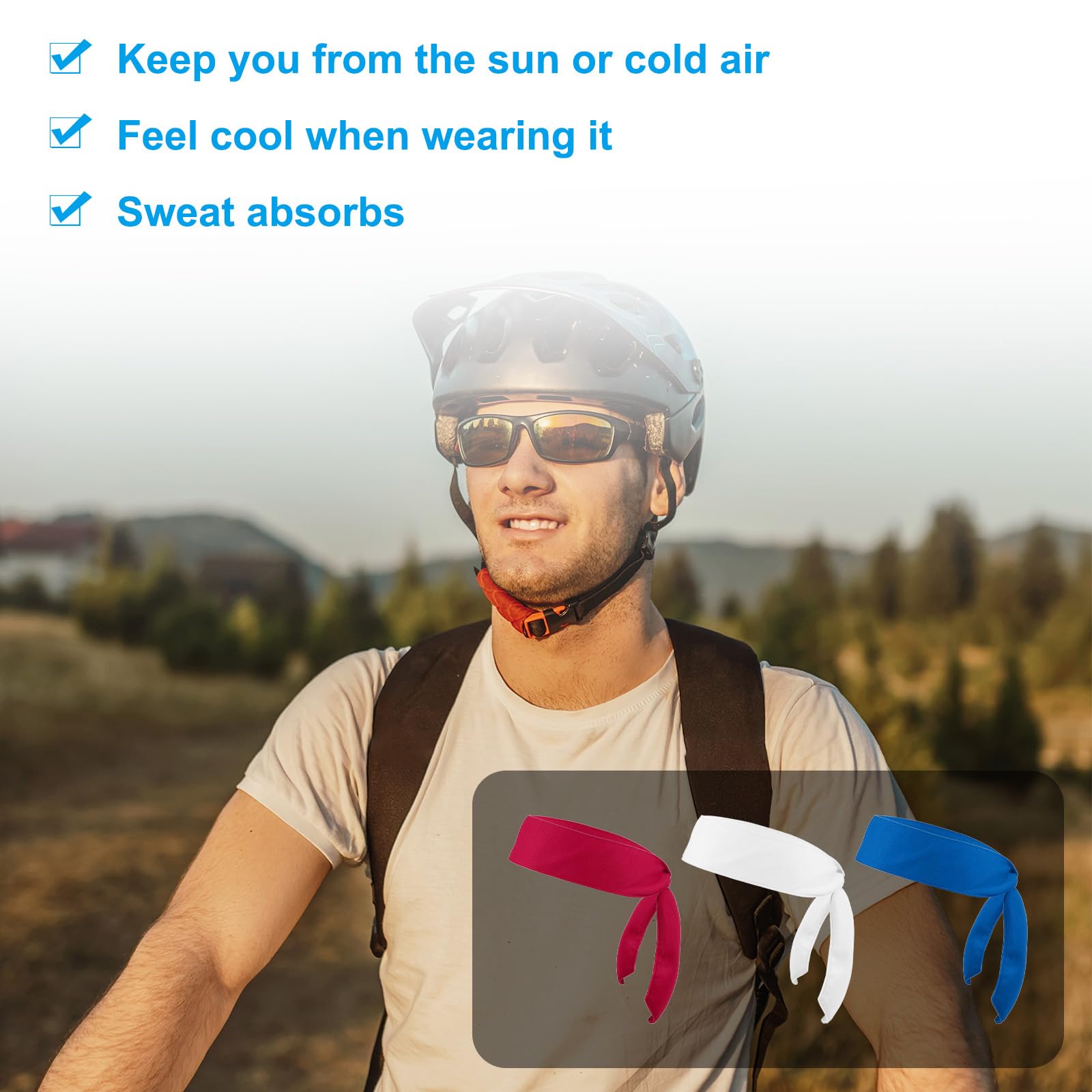 PATIKIL Bandeau réglable pour le sport et le karaté Ninja - Pour homme et femme - Pour la course à pied, le tennis