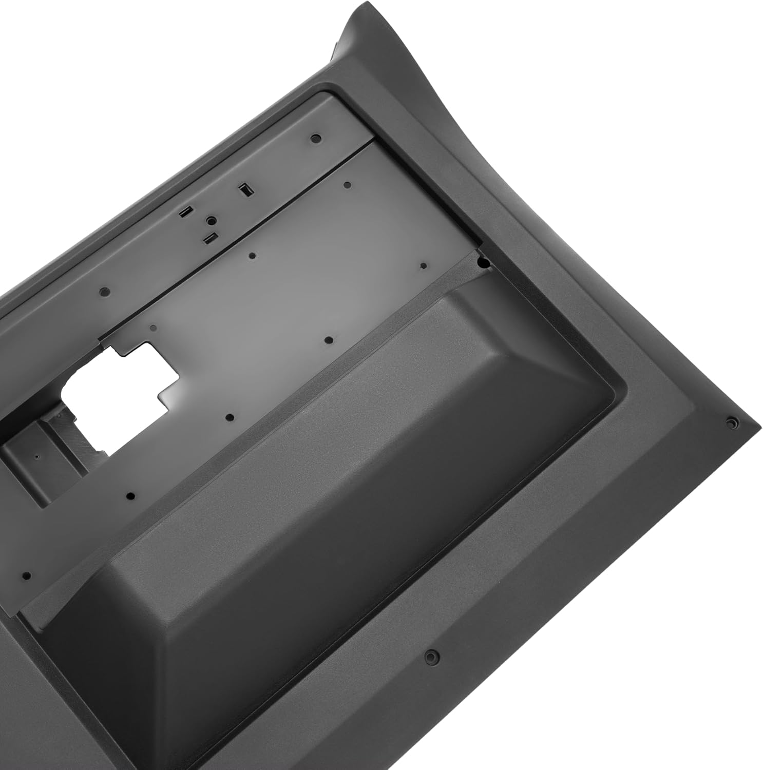 ALMULOO Pair Inner Door Panel Compatible with 1981-1987 Chevy Chevrolet Pickup Truck Interior Door Panels Plastic Black Left + Right