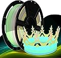 FLASHFORGE Rapid PLA Filament 1.75mm Luminous Melody, 500mm/s High Speed Printing, Glow in the Dark 3D Printer Filament 1kg Spool, Dimensional Accuracy +/- 0.02mm, Brilliant, Long-Lasting Glow