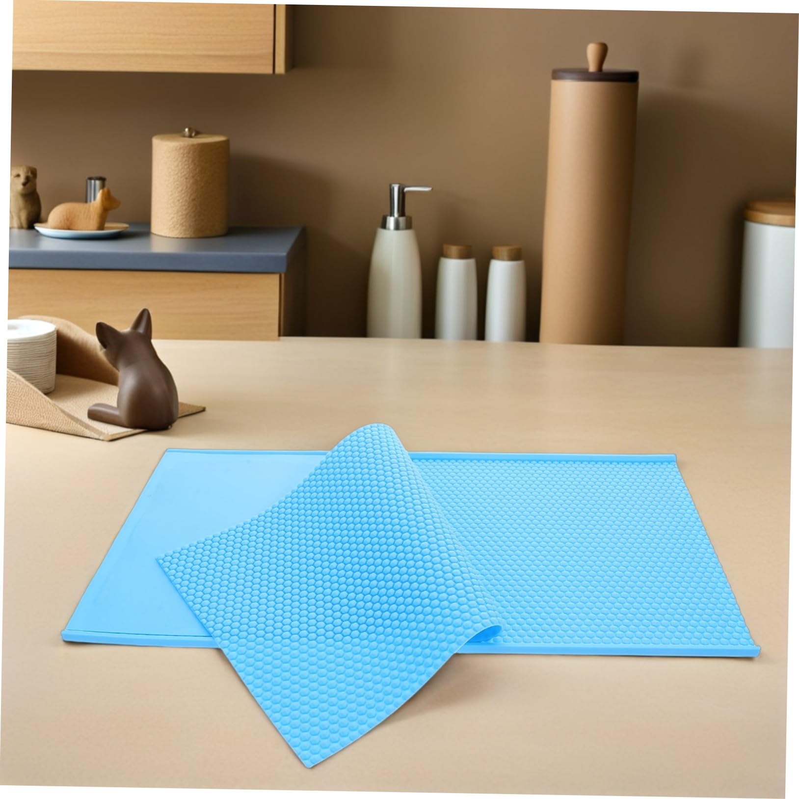 Mipcase Stampo in Silicone Per Cera d Api Fogli Di Cera Nido d Ape Strumento Per Pressatura Fogli Di Fondazione Per Apicoltura