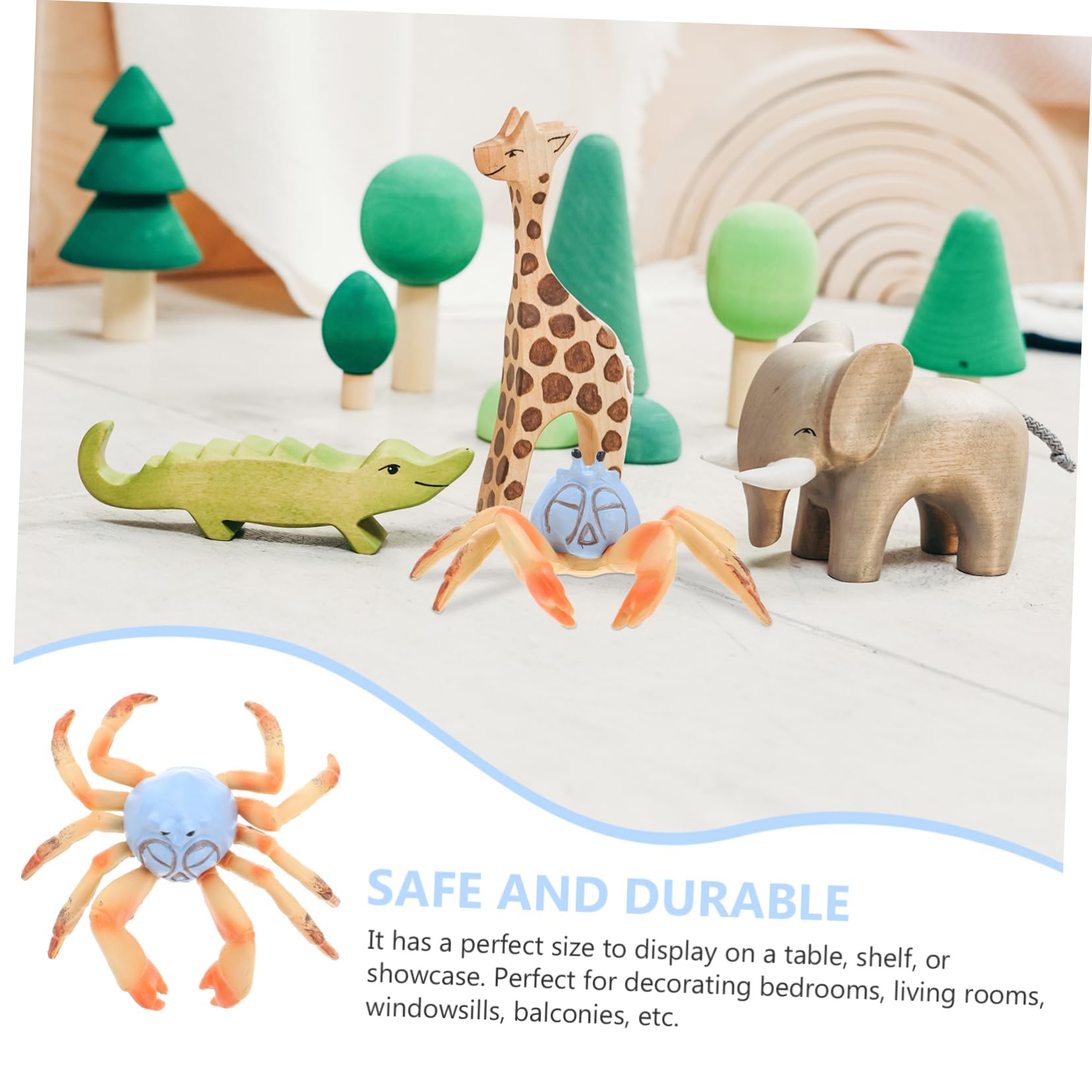 Amazon.co.jp: EXCEART クモのカニ飾り ミニタカアシガニの