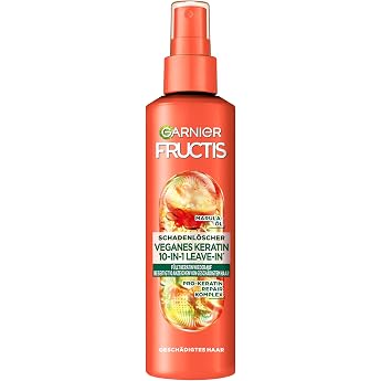 Garnier Repairing 10-in-1 leave-in for hair damage, for better combability and less hair damage, with amla oil and pro-kerati