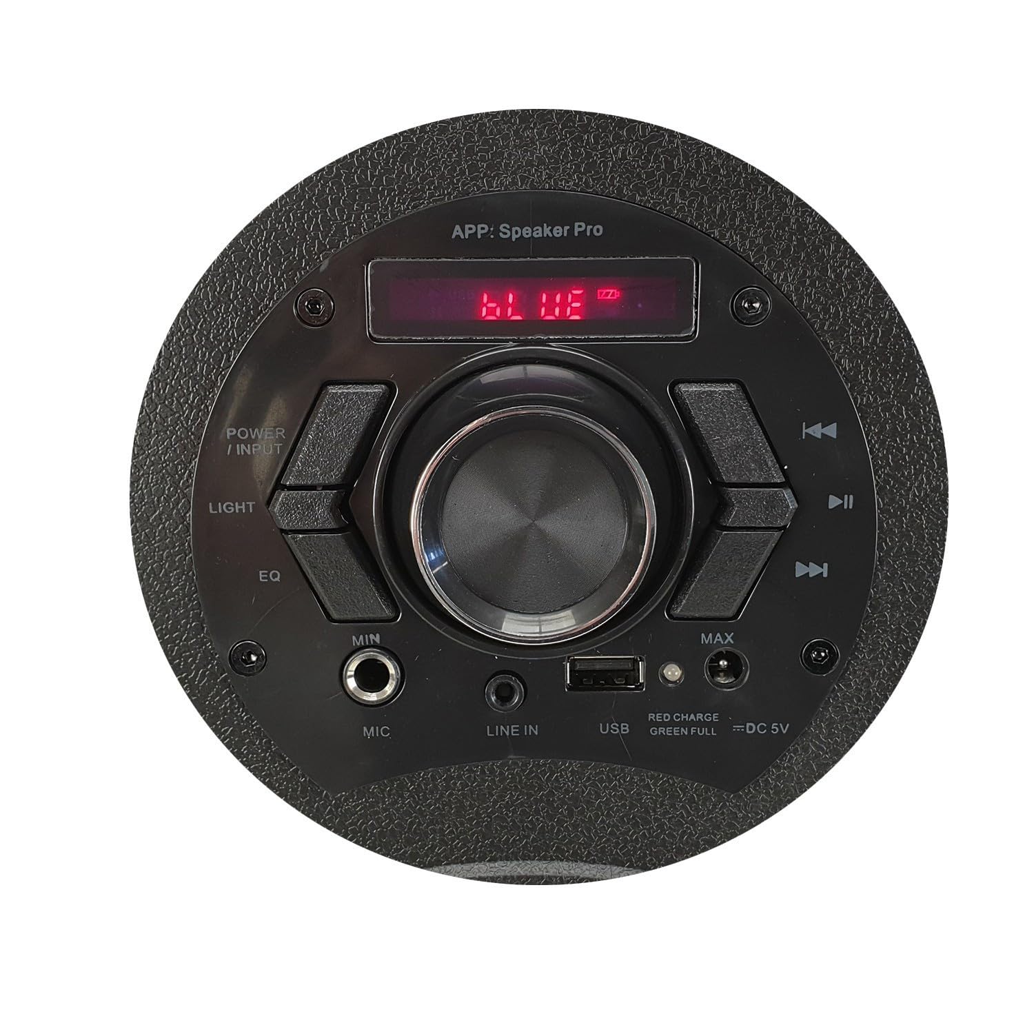 Enceinte Audio MyDj Bmsonic 08 à LED - Sono DJ Karaoké sur Batterie 400W - USB/BT/AUX + Micro VHF sans Fil + Micro Fil