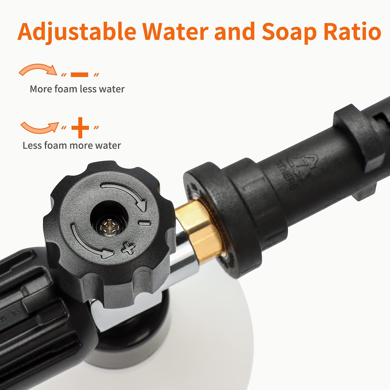 AstroAI Foam Cannon, Foam Cannon Pressure Washer, Adjustable Snow Foam