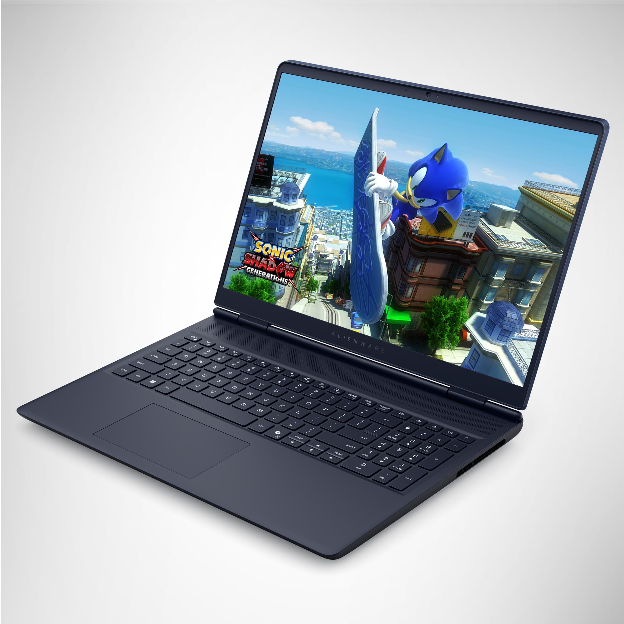 Alienware 16 Aurora Gaming Laptop AC16250-16" WQXGA 120Hz Display, Intel Core 7-240H Processor, 16GB DDR5 RAM, 1TB SSD, NVIDIA GeForce RTX 5050 8GB Graphics, Windows 11 Home, Onsite Service - Blue