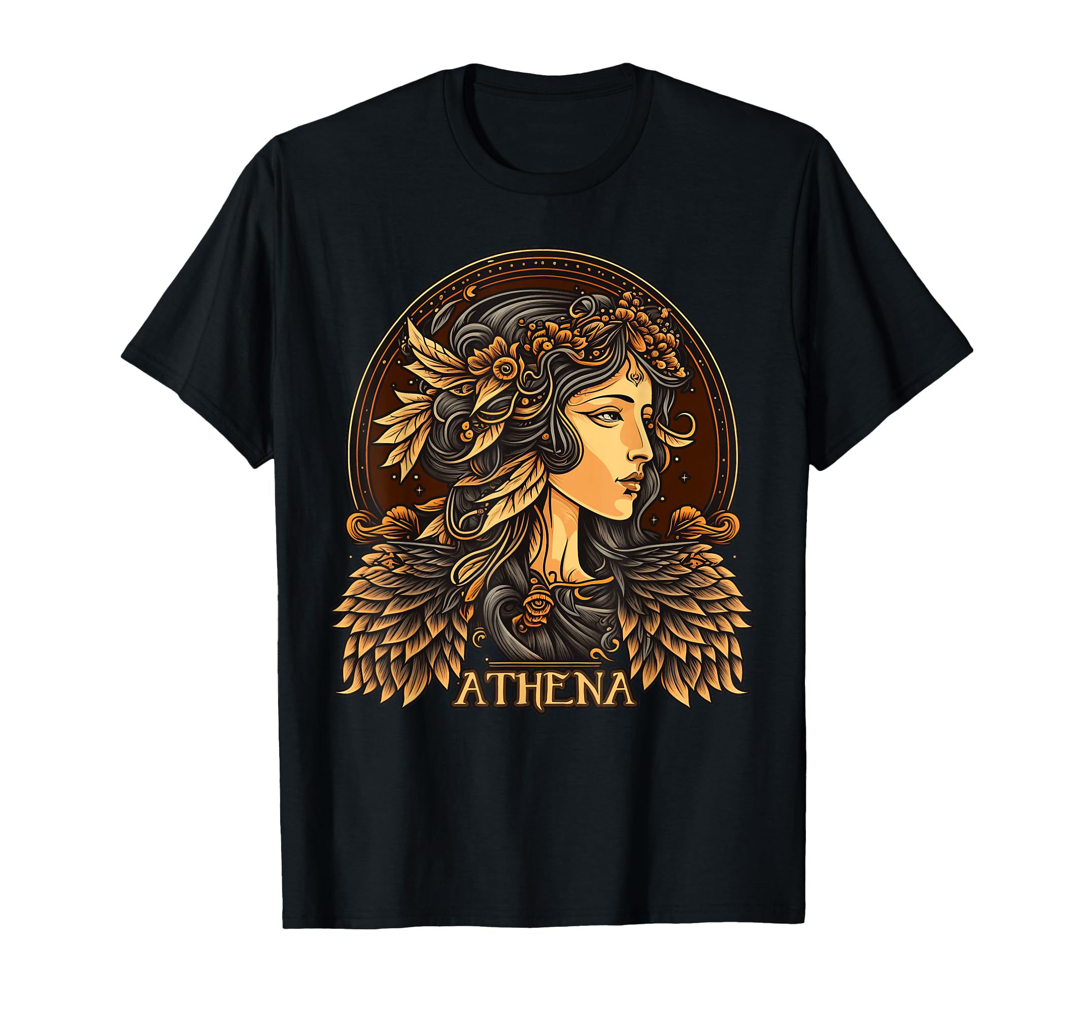 Greek Mythology Ancient Goddess Athena Olympian Deity T-Shirt