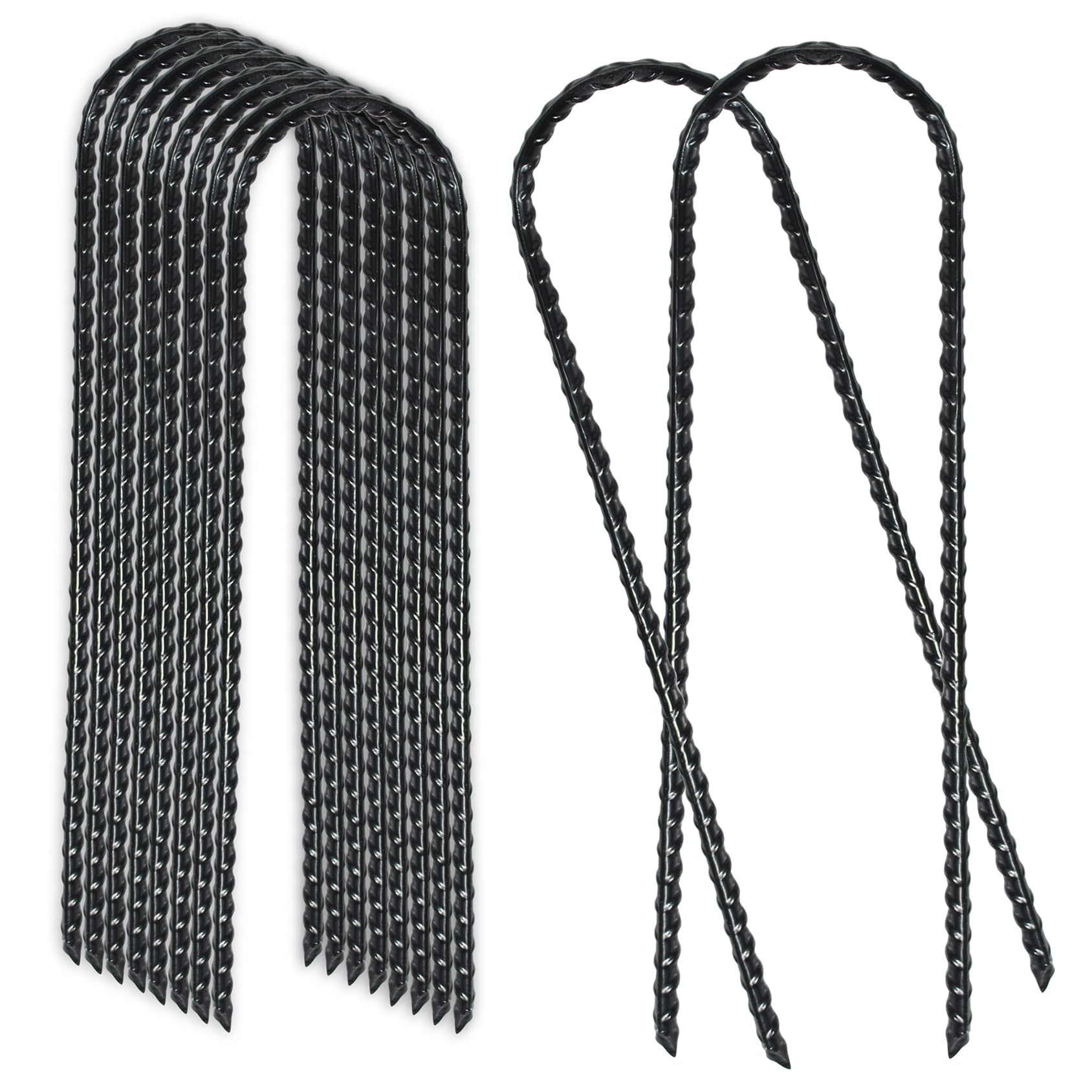 Piquets d'ancrage au sol pour trampoline kit de fixation métallique résistant vent fort