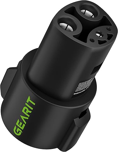 GEARit Adaptador J1772 a Tesla para cargadores EV de nivel 1 y 2, carga rápida de 60 amperios250 voltios, clasificación IP65