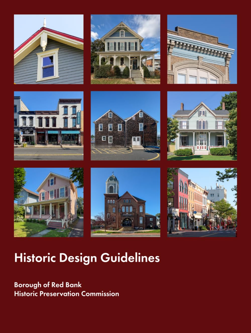 Red Bank Historic Design Guidelines ouvrage de référence urbanisme