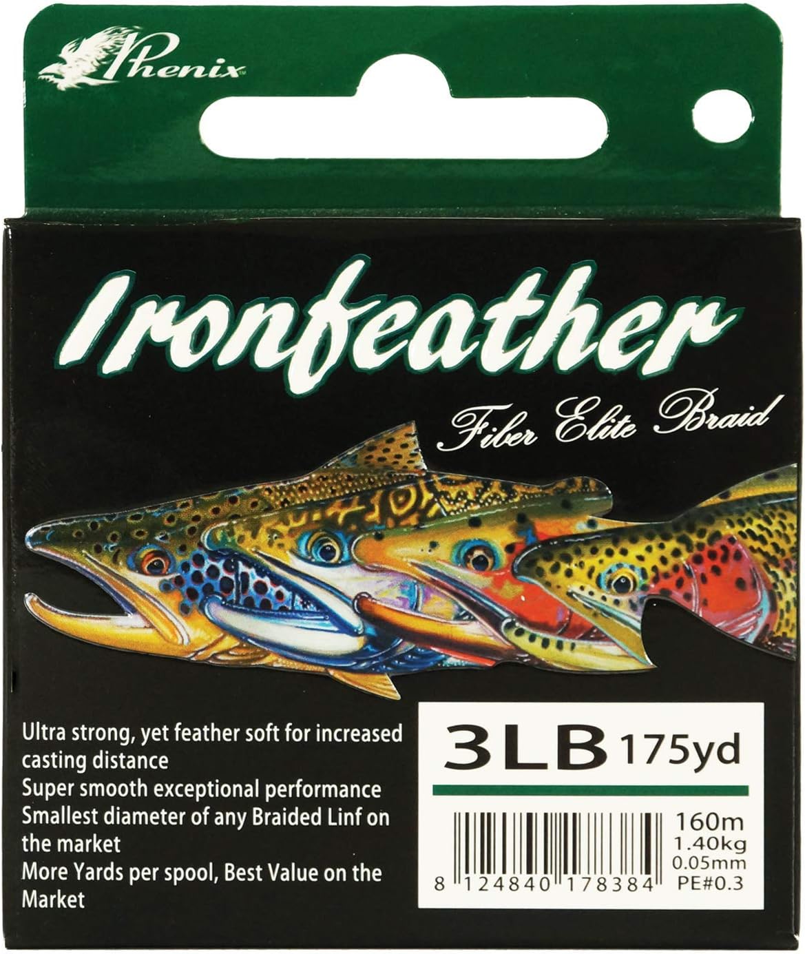 PHENIX RODS MOSSGRN Trout 3LBS 3X 175YDS