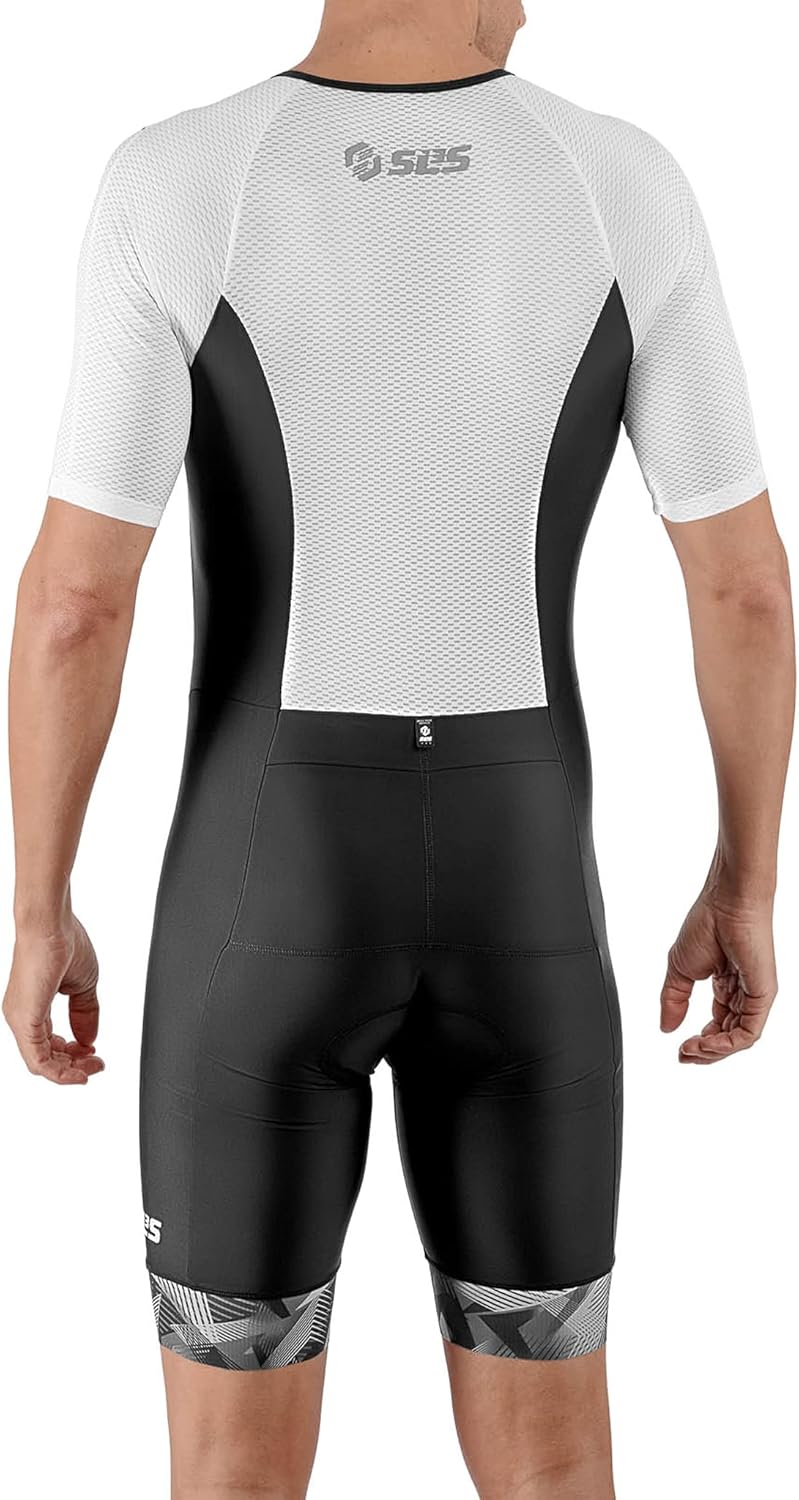SLS3 Triathlon Suits Mens - Aerodynamic Sleeved Mens Tri Suit – Lightweight Trisuit with Premium FX Fabrics - 2 Pockets - Image 7