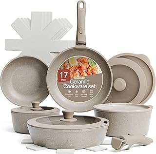 Bakken Ceramic Nonstick Cookware Set