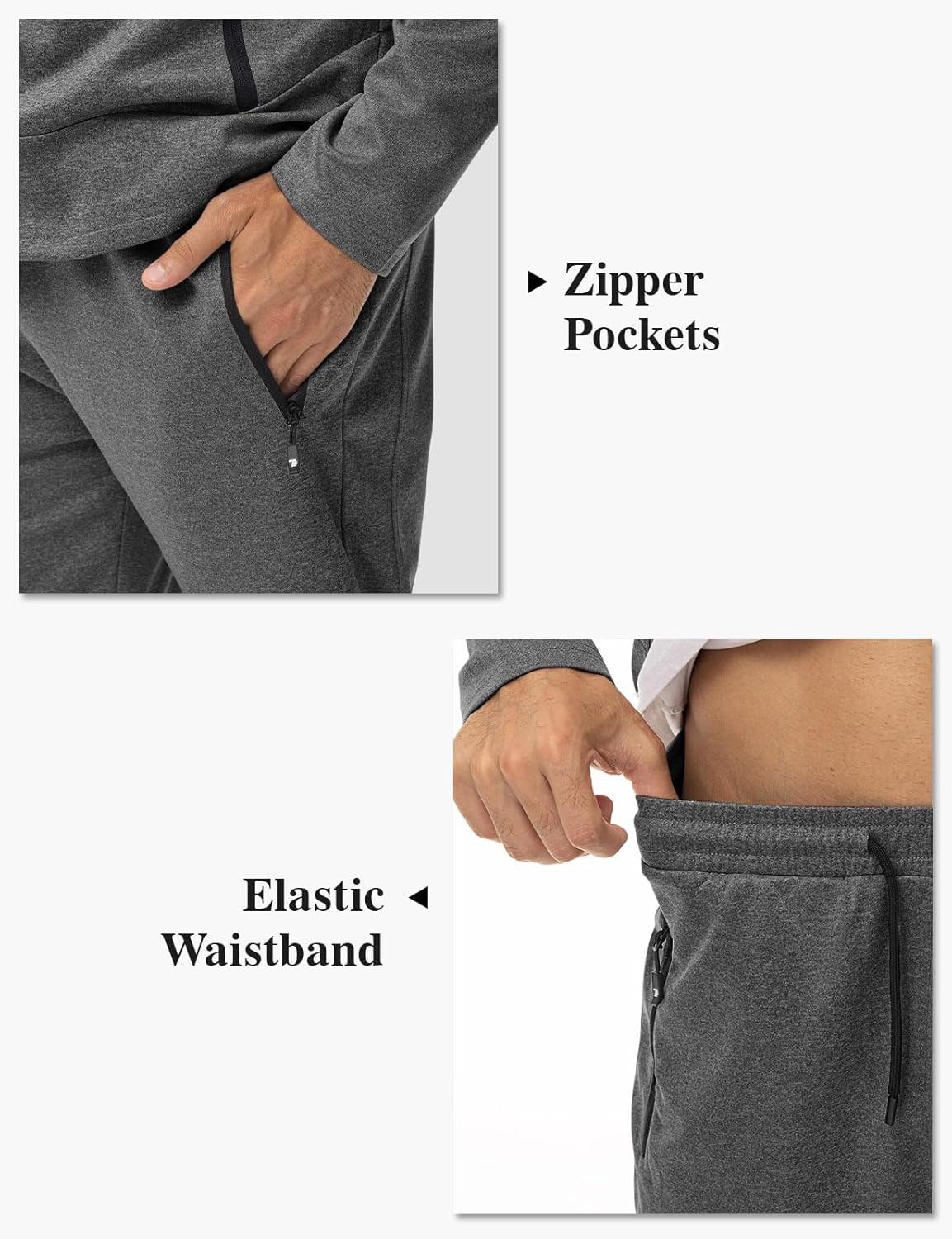 TBMPOY Men's Hooded Tracksuits Sweatsuits 2 Piece Sets Jogging Track Sweat Suit Workout Gym Warm Up Outfits with Hoodie - Image 7