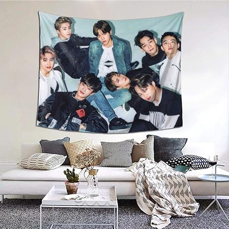 Amazon Co Jp Exo 1 11 欧米風 寝室 リビングルーム おしゃれ 壁掛けタペストリー 壁飾り インテリア モダン 多機能 パーティー イベント リビング お店 個性ギフト お祝い 152ｘ130cm ホーム キッチン