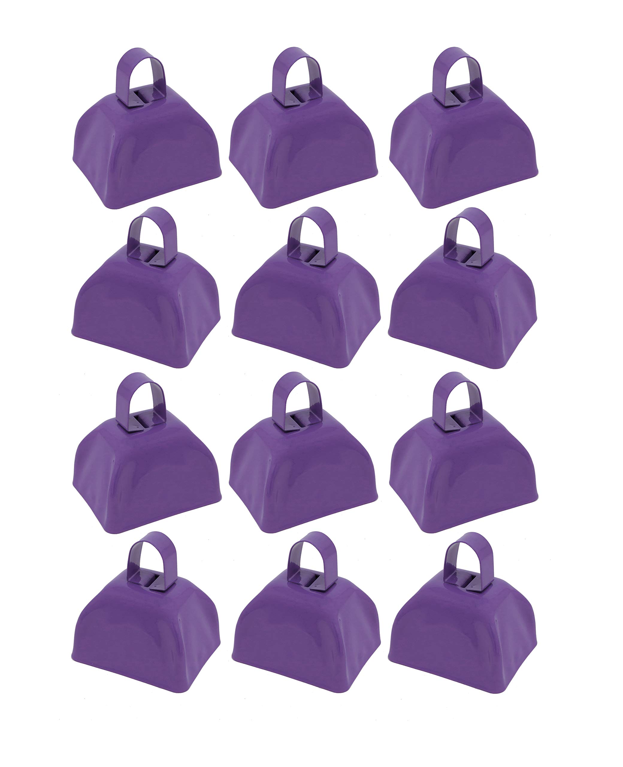 Scuola Cowbell – Set di 12 campanelle in metallo (selezionare un colore)