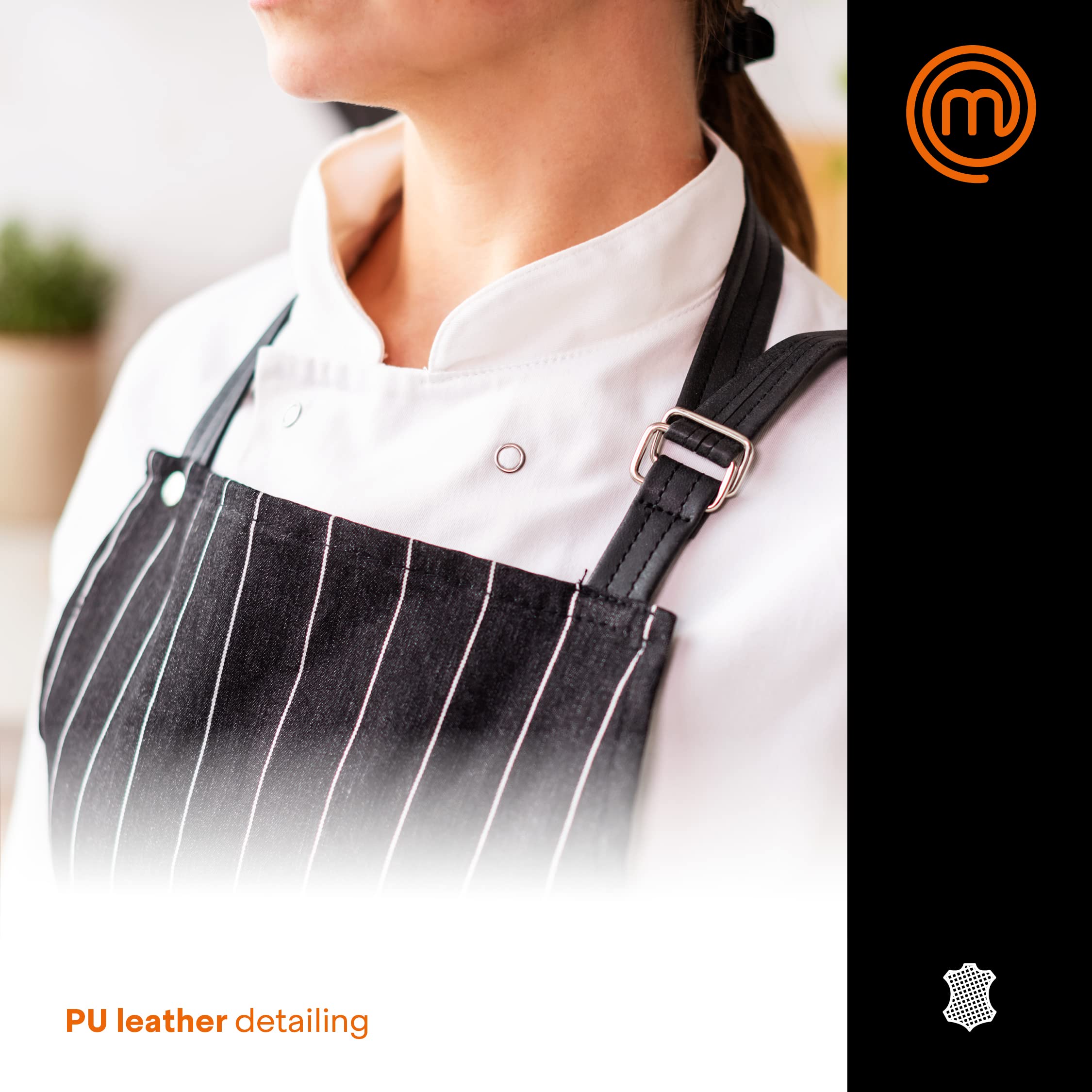 Buy MasterChef Apron for Men & Women with Pocket, 100 Cotton with