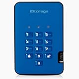 iStorage diskAshur2 SSD 256GB Blue | Secure portable solid state drive | Password protected | Dust & water resistant | Hardware Encryption