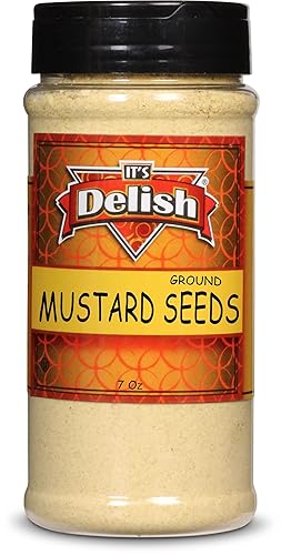 Miniatura 2 de Semillas de mostaza amarillas molidas por Its Delish, (5 libras)