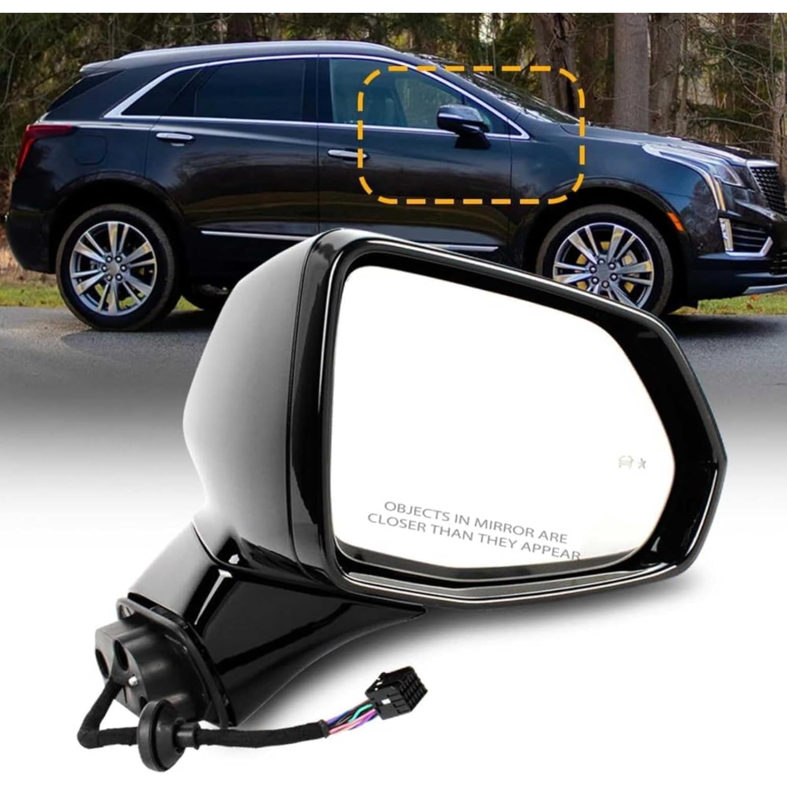 Amazon.com: CHELANGHU Passenger Side View Door Mirror Fit for 2016