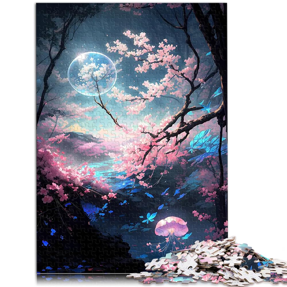 des Teintes Florales enchanteresses Puzzle pour Adultes 2000 pièces Jeu de Quiz Car C'est Un pour Toute la Famille 70x100cm
