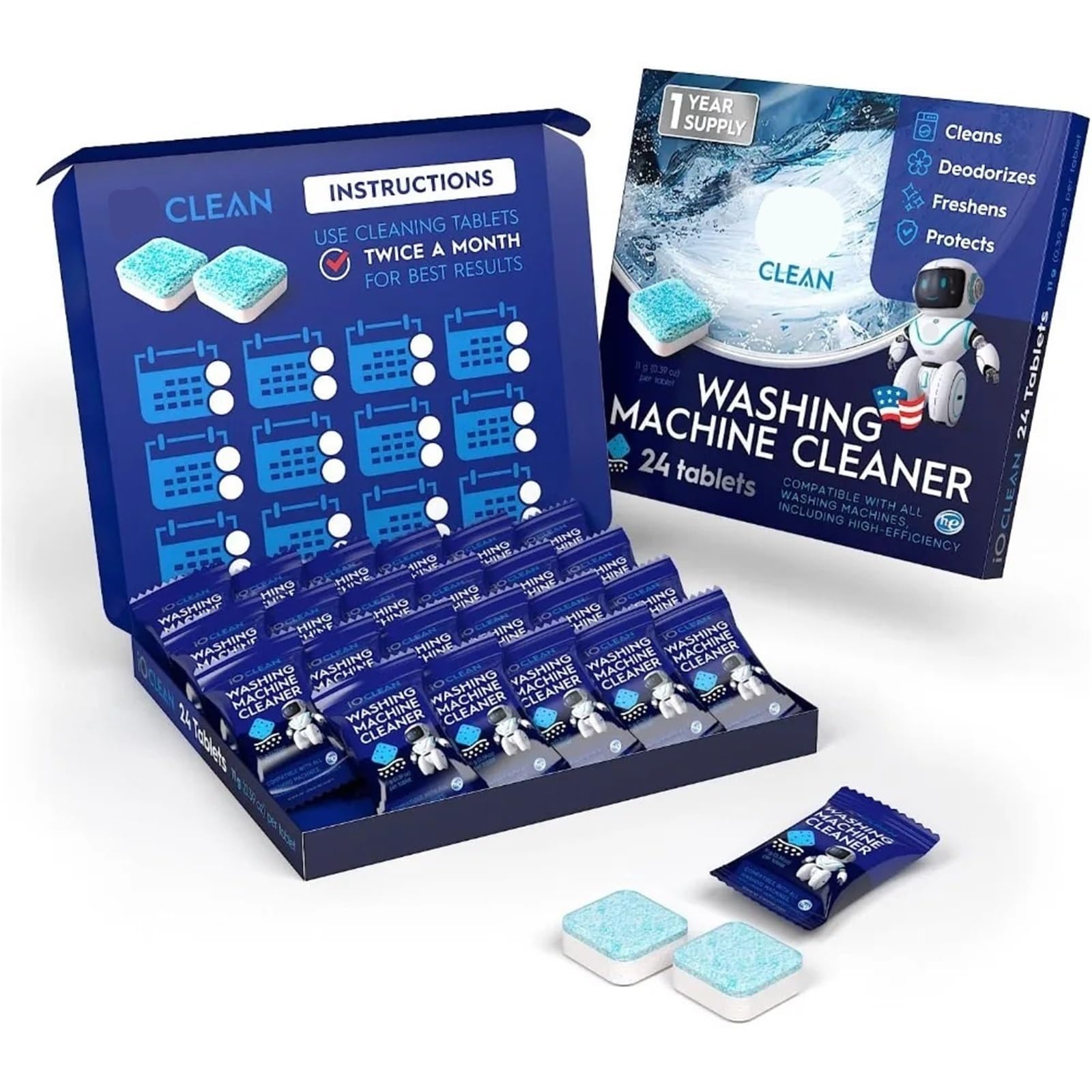 washing machine cleaner tablets Tiefenreiniger Waschmaschinenreiniger