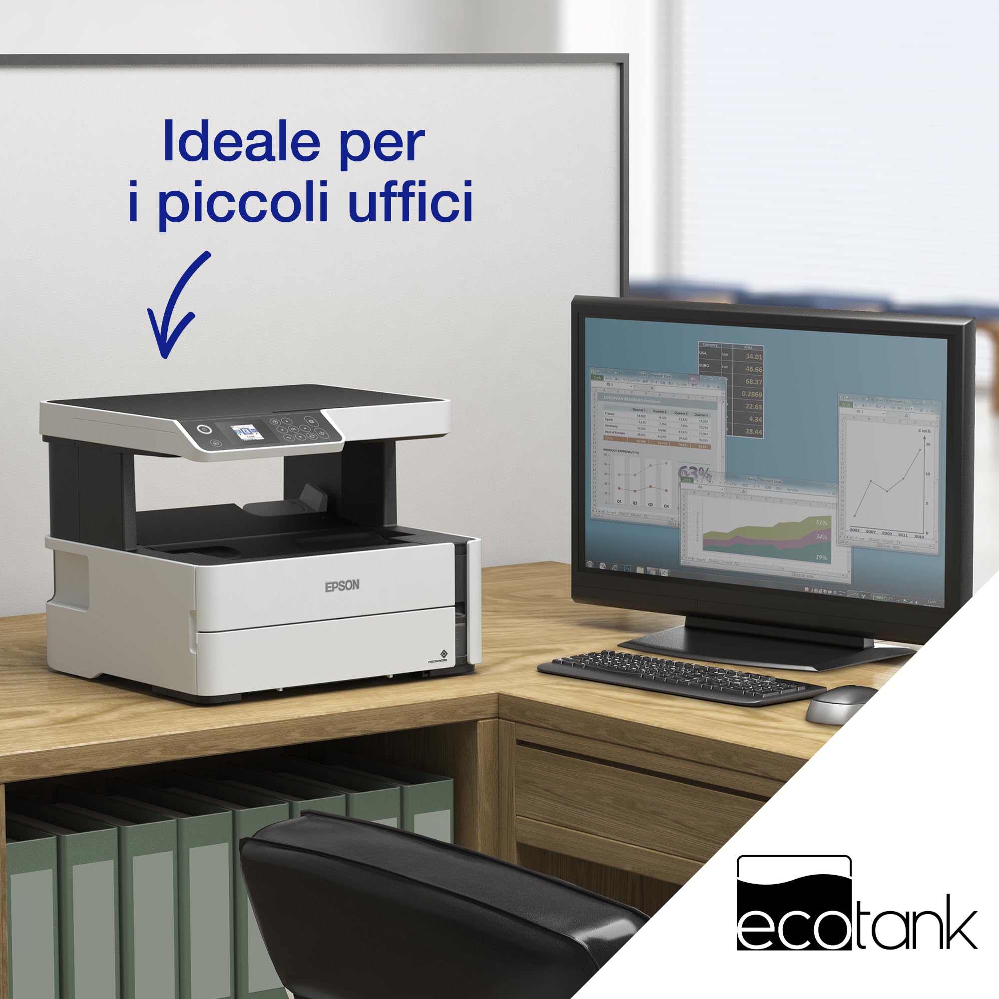Epson EcoTank ET-M2170 A4 Wi-Fi 39 ppm drukarka atramentowa